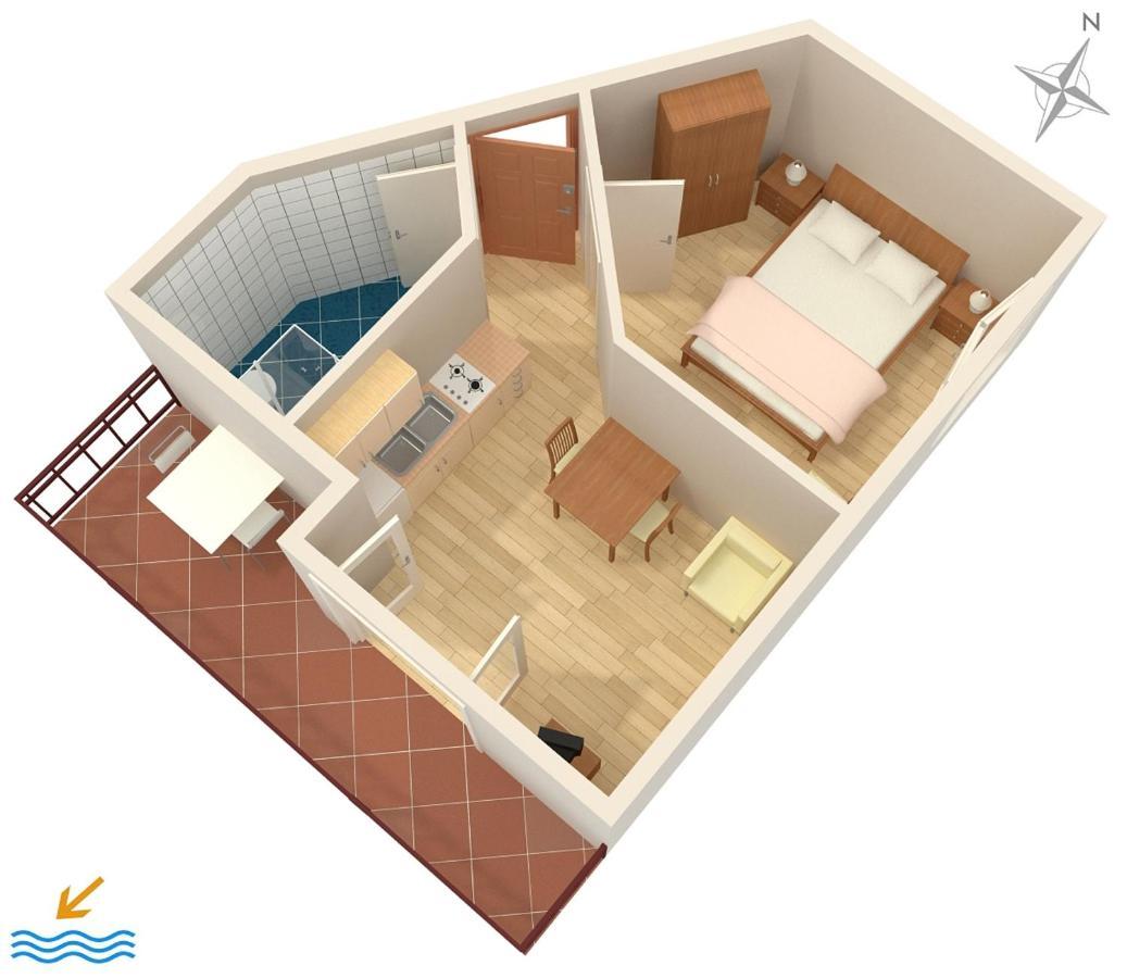 Apartments With A Parking Space Vodice - 7604 Bagian luar foto