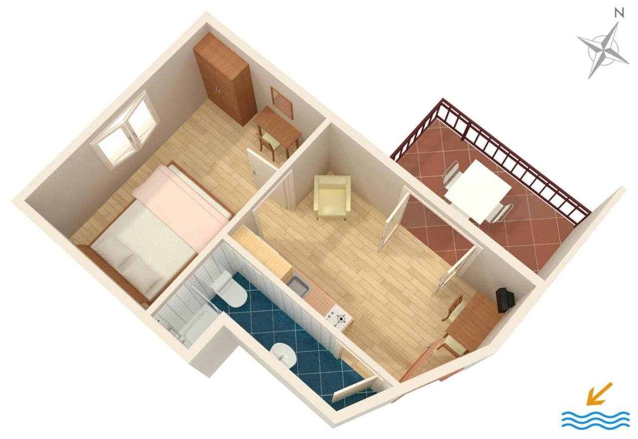 Apartments With A Parking Space Vodice - 7604 Bagian luar foto